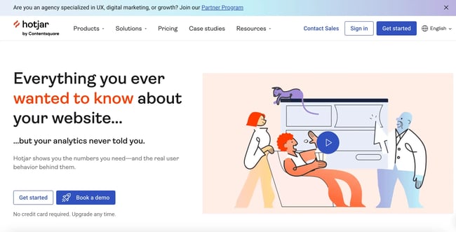 best survey software option, hotjar